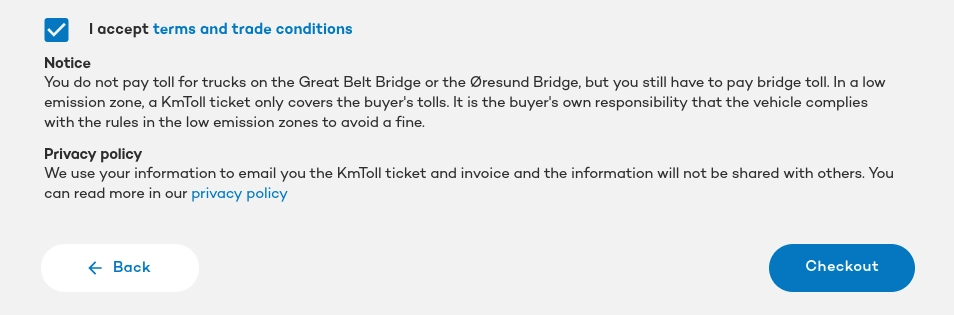 Dania opłaty potwierdzenie dancyh